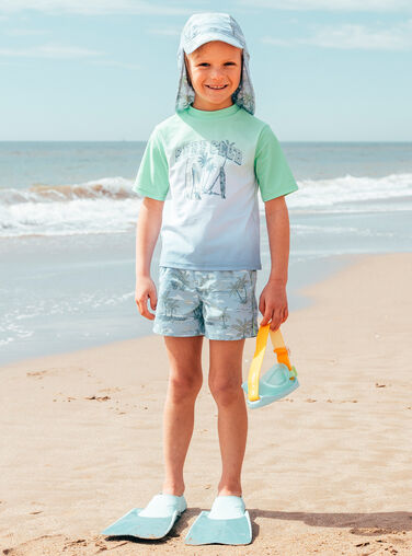 Greyish blue HAT MRUCASKAGE / 25E4PGC2CHA205