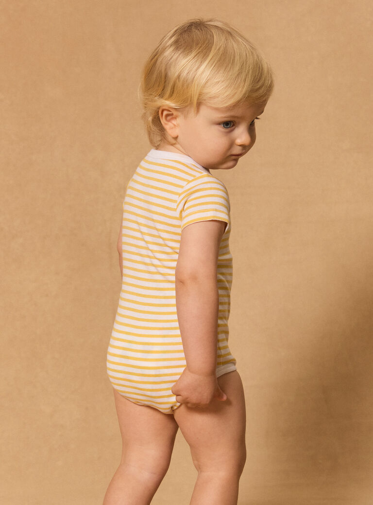 Light yellow BODYSUIT MAMARCEL / 25E1BGK1BODB116