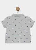 Grey pearl Polo shirt RYDANIEL / 19E1BGS1POL904