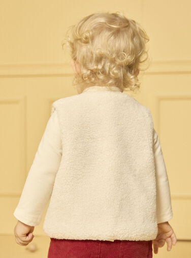 Off white CARDIGAN WHITHOUT SLEEVES Off white CARDIGAN WHITHOUT SLEEVES LASOL / 24H1BGR1CSMA001