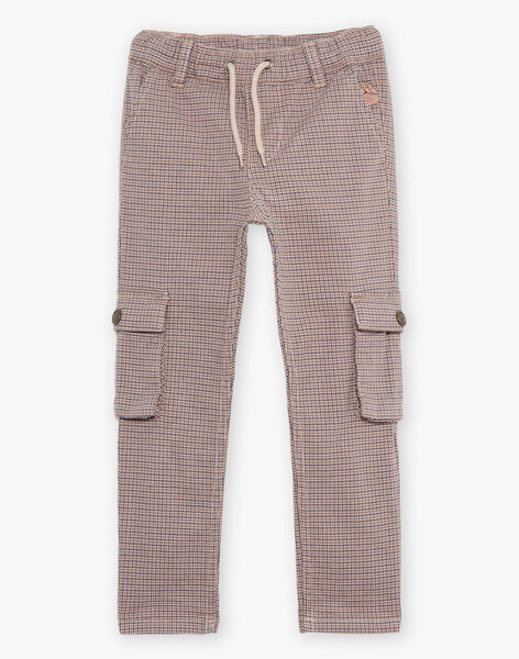 Houndstooth pattern cargo pants DEDOUAGE / 22H3PGR2PANI814