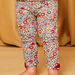 Legging with floral print baby girl