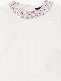 Baby girl floral collar blouse BACLAIRE / 21H1BF21CHE320