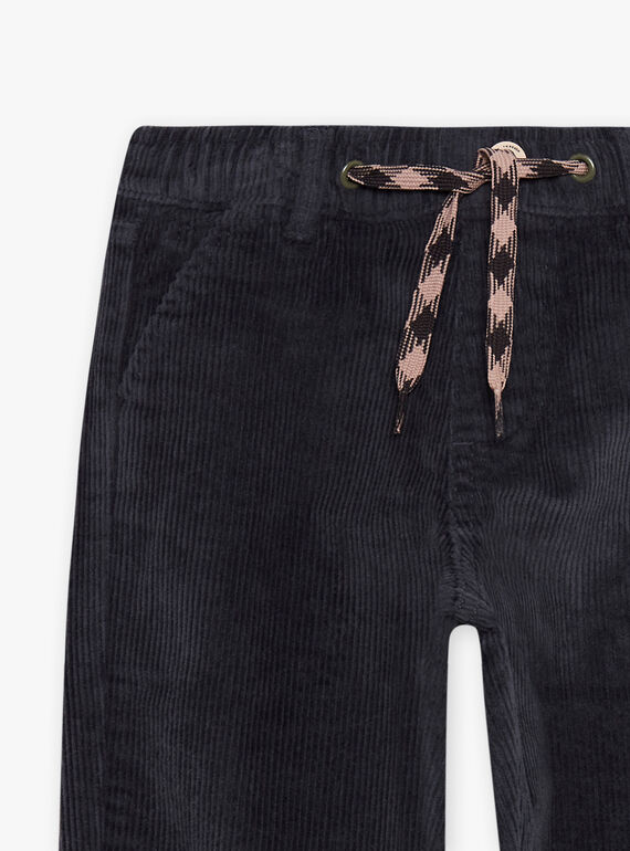 Dark grey pants DEVORAGE / 22H3PGR1PANJ900