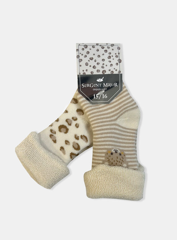 White SOCKS MONTY / 25E0AM12SOQ000