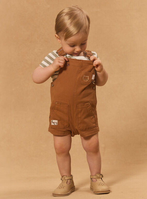 Brown SHORT DUNGAREES MAOMAR / 25E1BGO1SAC802