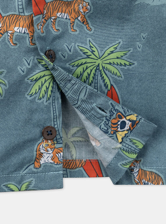 Blue SHIRT KROCHEMAGE / 24E3PGE1CHMC200