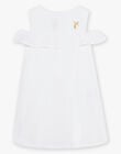 White dress child girl CYCLIMETTE / 22E2PF32ROB000
