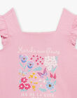 Pink floral T-shirt FLEXIBETTE / 23E2PFS1TMCD303