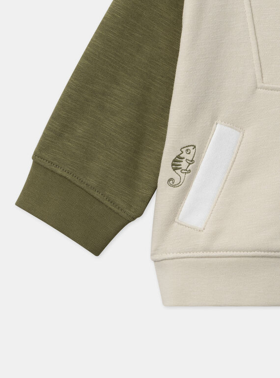 Beige KIDS CARDIGAN MAOCTAVE / 25E1BGO1GIL080