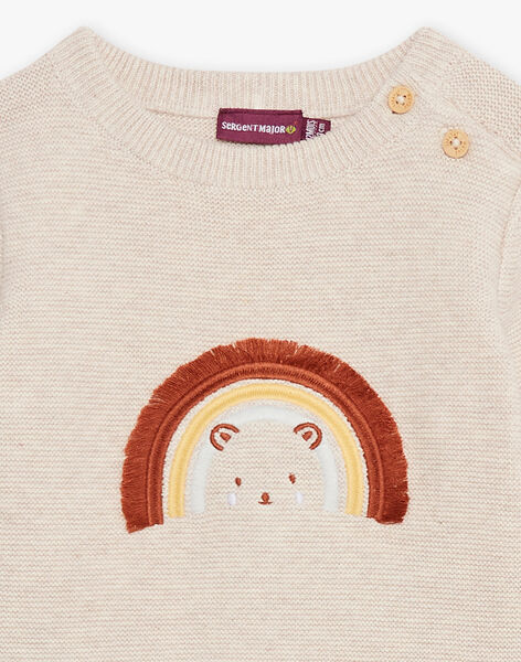 Baby Boy Rainbow Sweater CAAYDEN / 22E1BG71PULA013