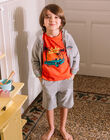 Red t-shirt with beach design child boy COACAGE / 22E3PGM1TMC506
