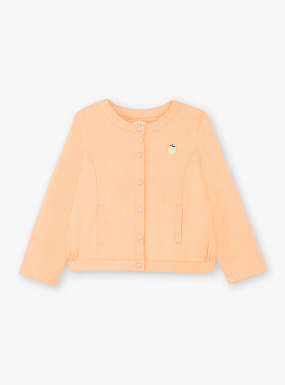 Light orange BLAZER ZIJAKETTE / 21E2PFO1VES406