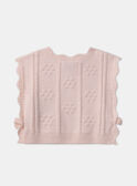 Pink CARDIGAN WHITHOUT SLEEVES MAINES / 25E1BF91CSMD309