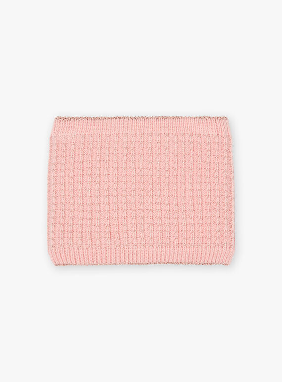 Girl's pink heart snood BLODYETTE / 21H4PFD3SNOD300
