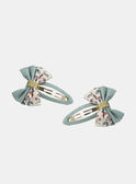 Light green HAIRCLIP MIBARETTE / 25E4PFM4BRTG600