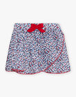 Child girl floral print bathing skirt CLIJUETTE / 22E4PFO1SDB001