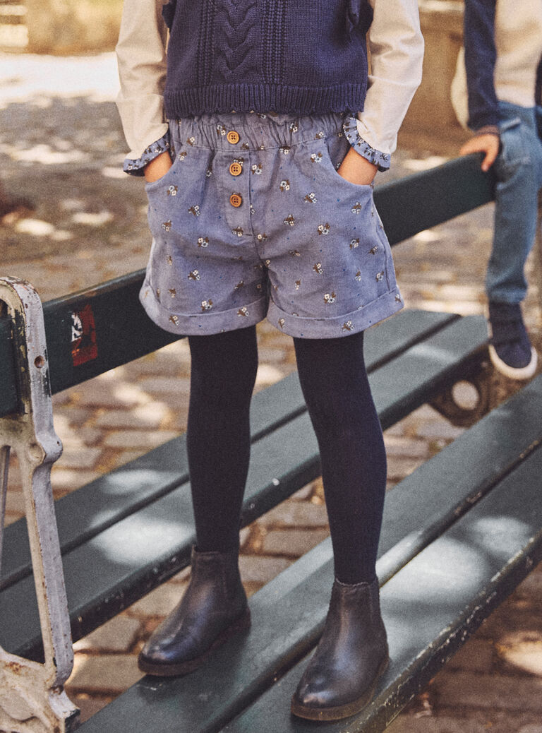 Greyish blue SHORTS NUSHORETTE / 25H2PFQ1SHO205