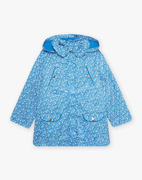Child girl 2-in-1 blue raincoat CLAFLETTE / 22E2PFG1IMP208