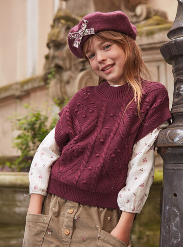 Purple PONCHO LUAPETTE / 24H2PFM1PON711