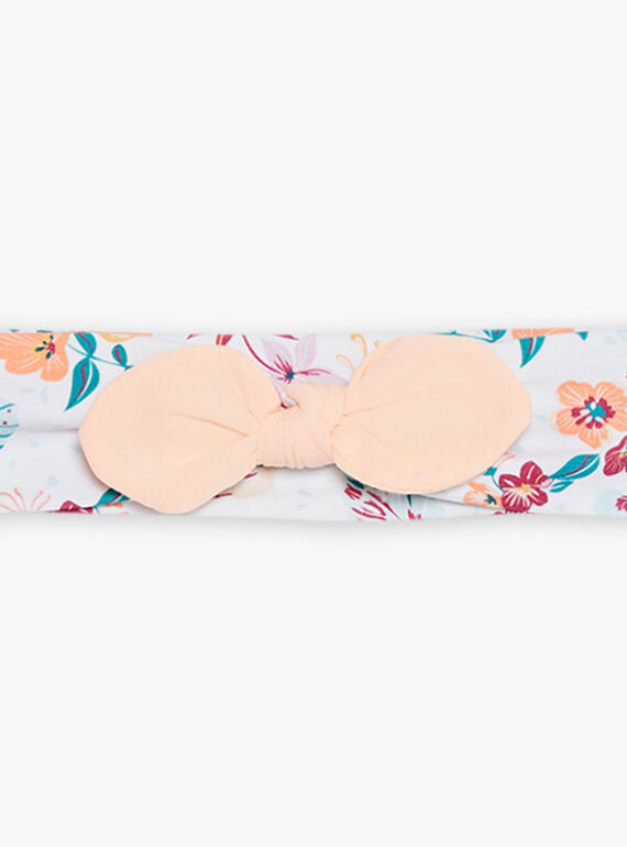 Headband with flleuri print and bow CAZAZA / 22E4BFV1BAN001