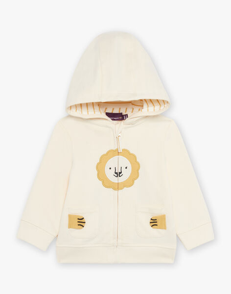 Yellow fleece hoodie FAALEX / 23E1BG81JGH114