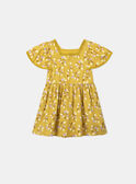 Yellow dress with lemon motifs KOROBETTE / 24E2PFD2ROB107