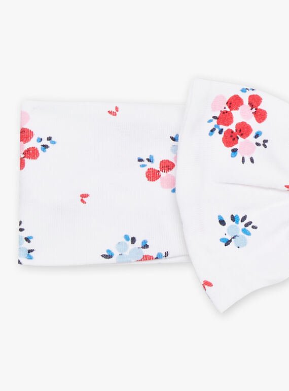Flowery headband with bow detail baby girl CAFLEUR / 22E4BF82BAN001