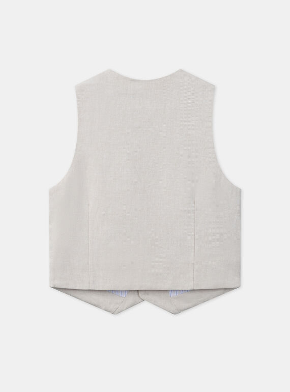 White WAISTCOAT KREGILAGE / 24E3PGL1GSM000