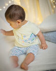baby boy yellow pajamas CEIZAAC / 22E5BG51PYJ104