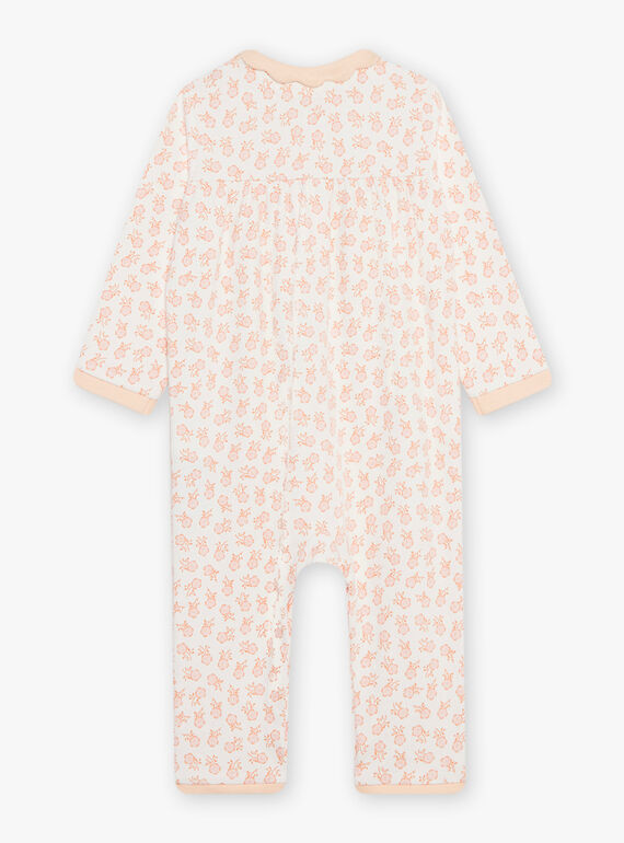 Baby girl floral print romper and socks CEGENNY / 22E5BF51GRE001