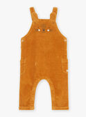 Long brown corduroy overalls GANICO / 23H1BGI1SAL812