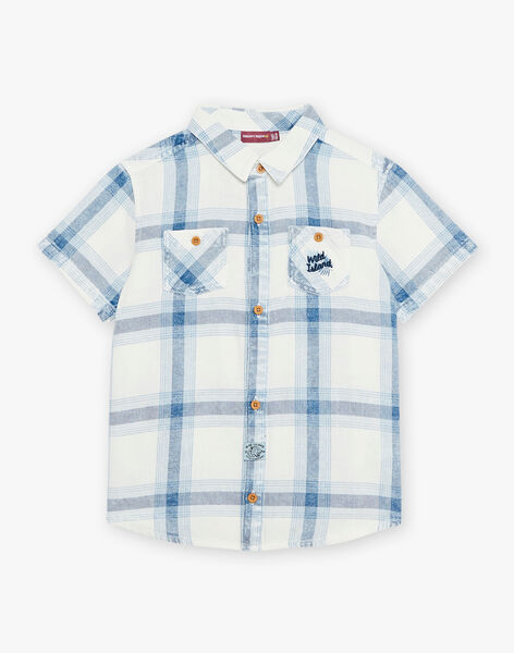 Child Boy Checkered Shirt CIVRIFAGE / 22E3PGK1CHM001