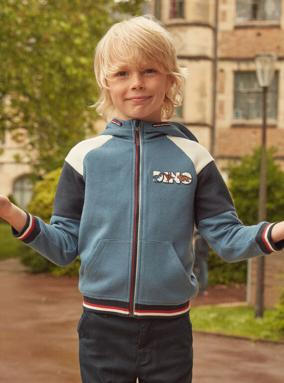 Sky blue KIDS CARDIGAN LOSAGE / 24H3PGL2GILC201