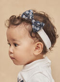 Ecru headband with polka-dot print GAROSA / 23H4BFR1BAN001