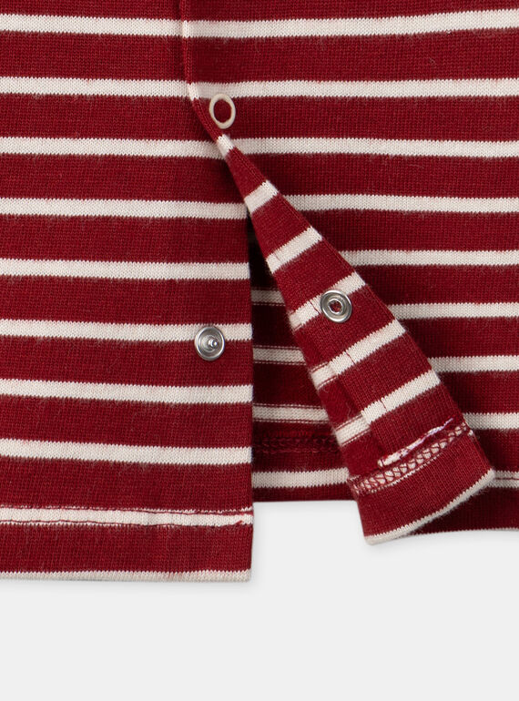 Burgundy TEE SHIRT LS LASAMUEL / 24H1BGR1TML501