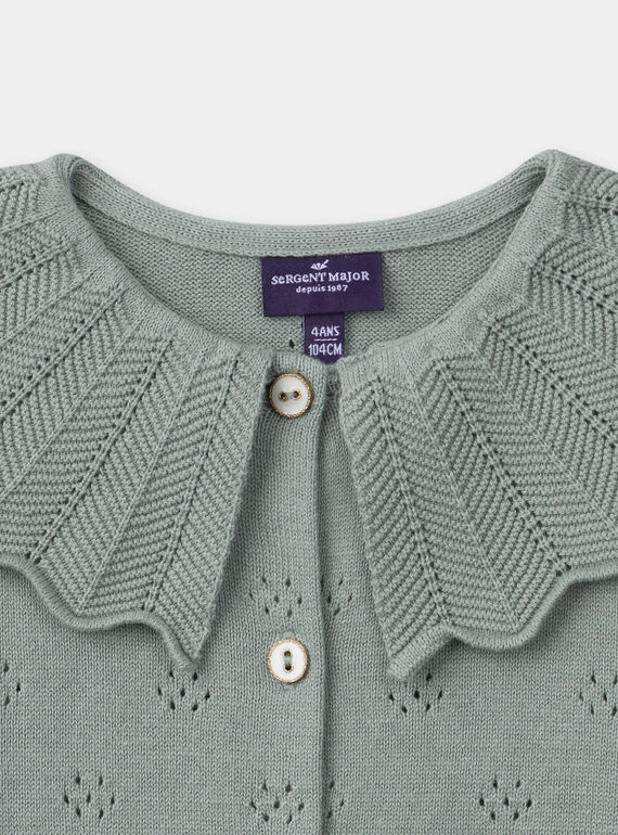 Light green CARDIGAN MIGILETTE / 25E2PF92CARG600