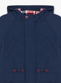 Child boy's 3-in-1 night blue raincoat CAPOLINAGE / 22E3PGG2IMP713