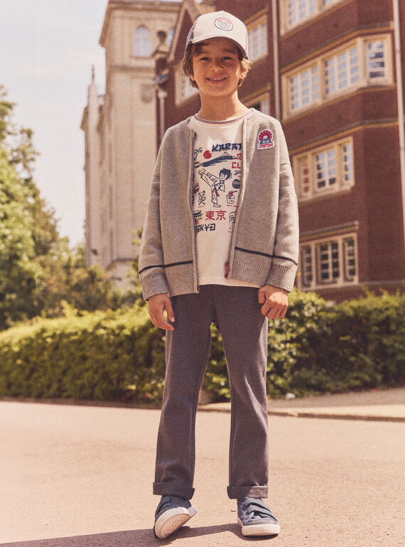 Heather grey KIDS CARDIGAN NOCOTAGE / 25H3PGP2GIL943