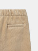Light beige PANTS NREPANETTE / 25H2PFY1PAN808