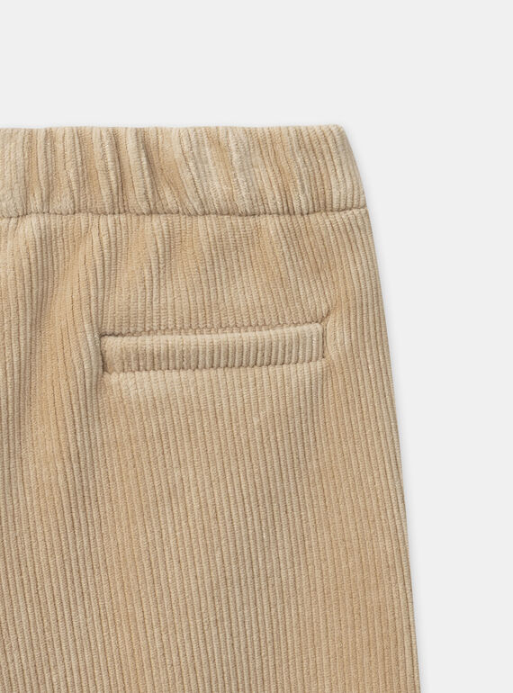 Light beige PANTS NREPANETTE / 25H2PFY1PAN808