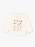 Baby girl lace collar t-shirt BAILIA / 21H1BFJ1BRA001