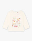 Baby girl lace collar t-shirt BAILIA / 21H1BFJ1BRA001