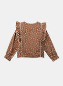 Light brown BLOUSE LIQUETTE / 24H2PFK1CHE809