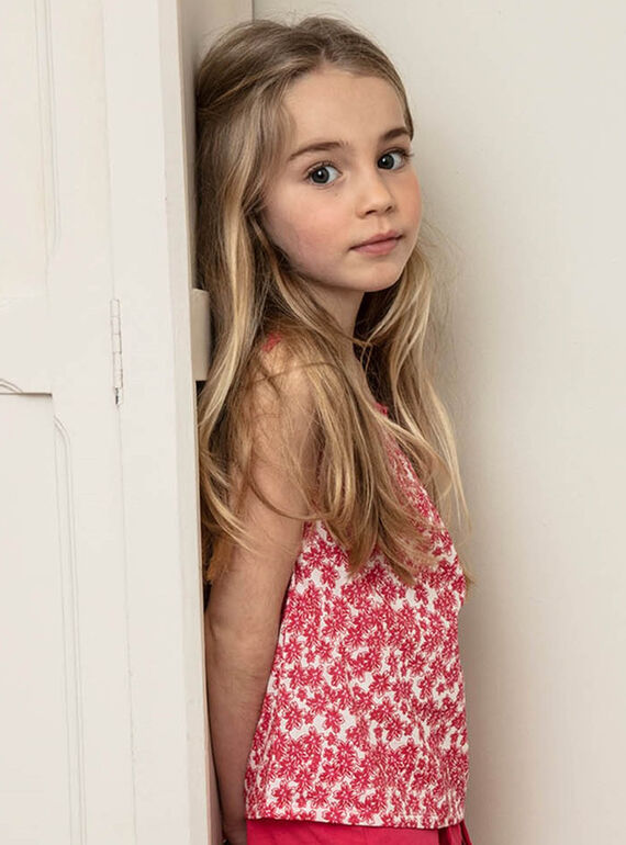 Pink tank top child girl ZLYNETTE1 / 21E2PFL2DEB304