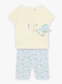 baby boy yellow pajamas CEIZAAC / 22E5BG51PYJ104