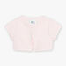 Baby girl's pale pink embroidered cardigan