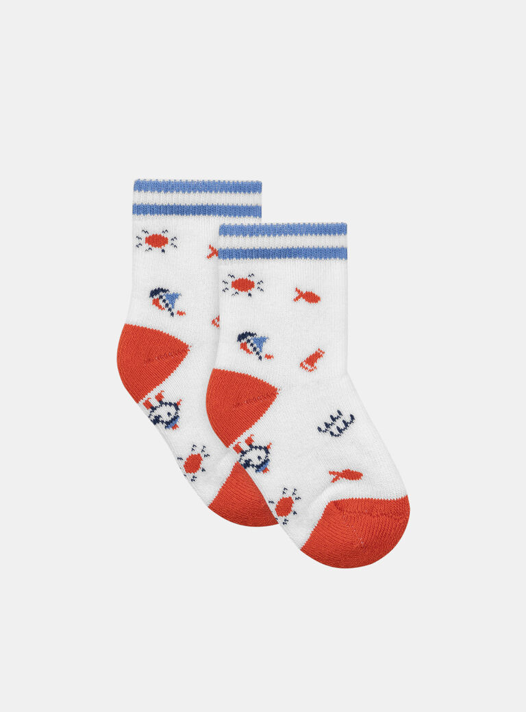 Marine Patterned Socks KACYRIL / 24E4BG42SOQ001