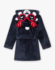 Child boy's navy blue teddy bear robe BOFOAGE / 21H5PGI1RDC070