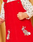 Red chasuble dress DAESTER / 22H1BFE1CHS050
